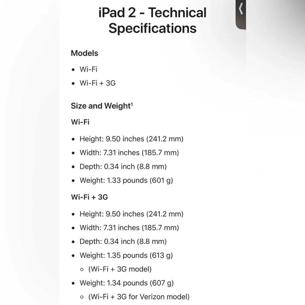 APPLE IPAD A1395 16GB Silver 2nd Gen With Charger